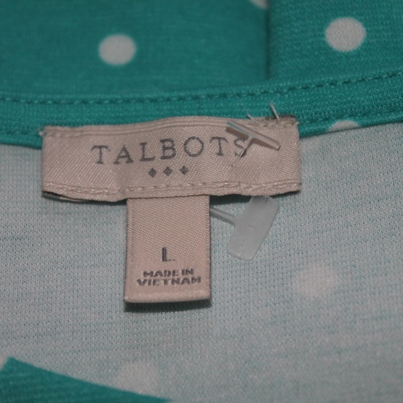 NWOT Talbots Edie Polka Dot Fit & Flare Dress - Picture 6 of 8